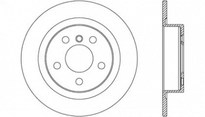 OPEN PARTS bdr276320 -  Тормозной диск